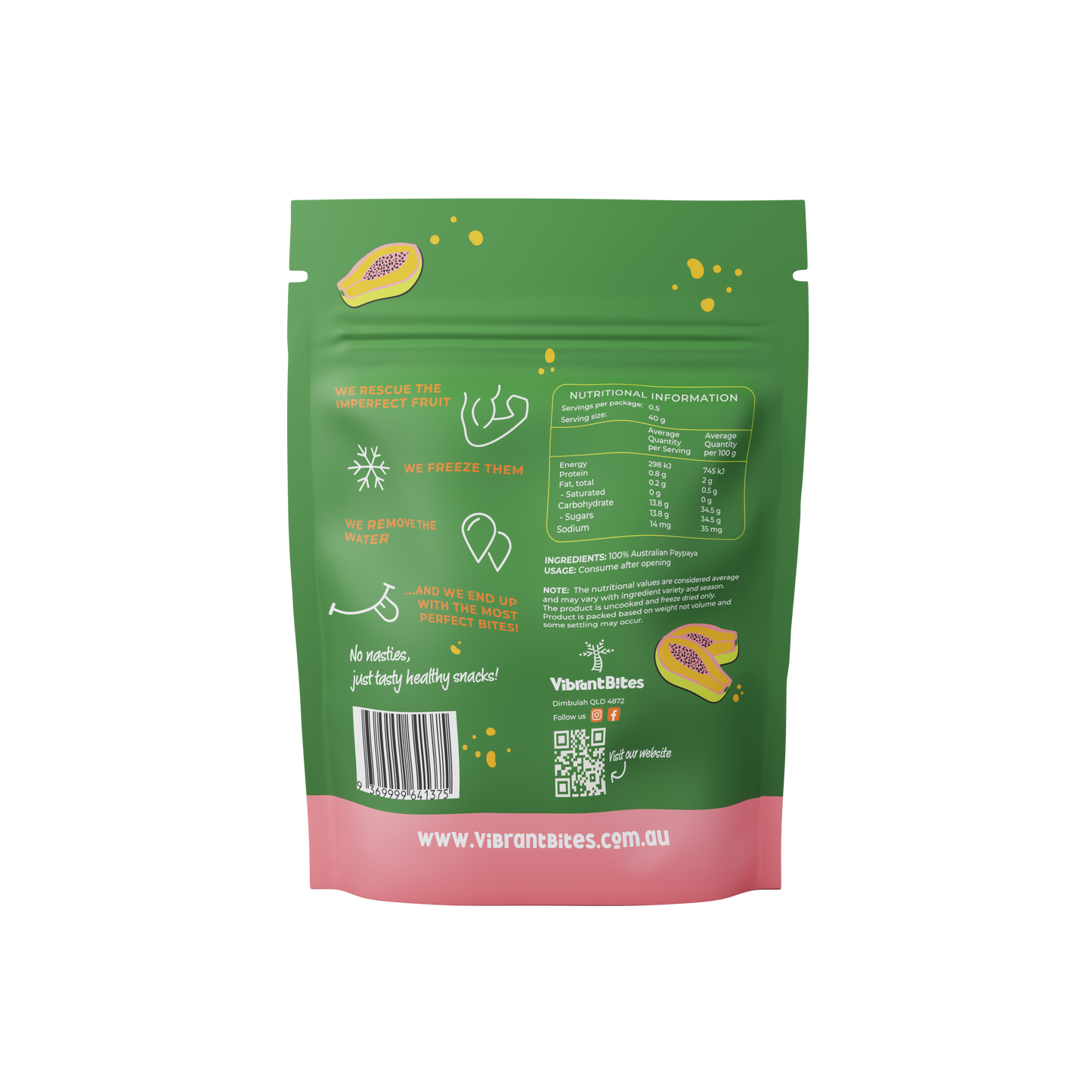 Freeze Dried Papaya