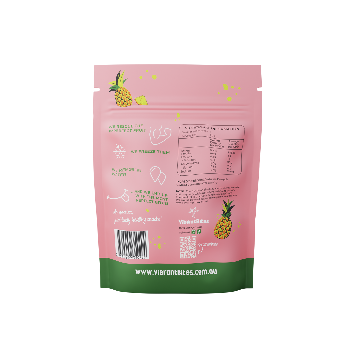 Freeze Dried Pineapple
